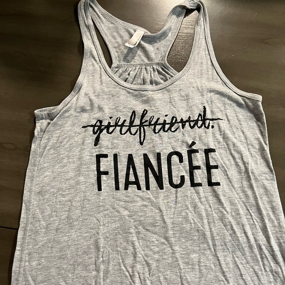 Fiancé tank top